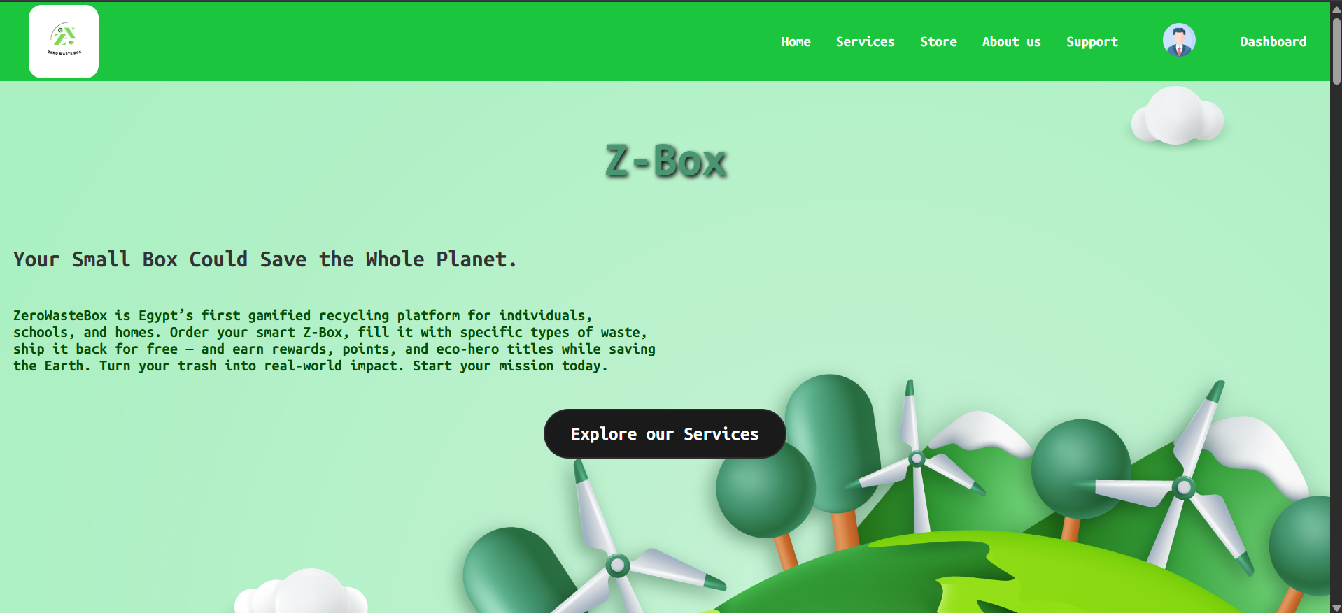 Z-box project screenshot