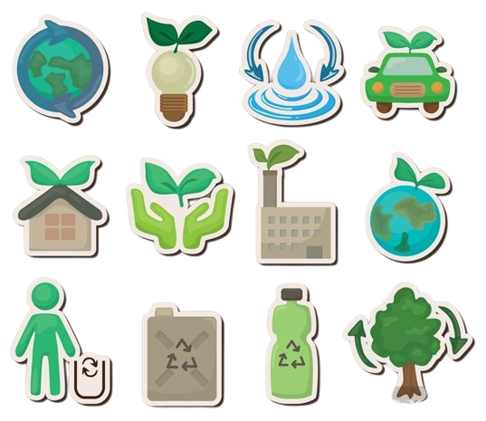 Eco Badge & Stickers